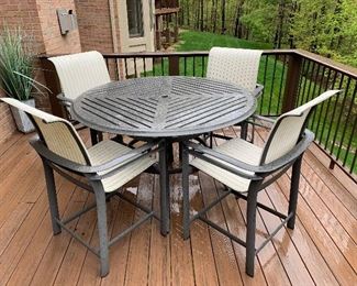 Patio set (54”W x 33”H) - $350 or best offer