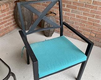 Patio chairs with side table set - $75 or best offer