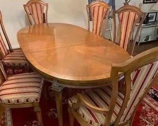 Clean with one leave /six chairs 895.00