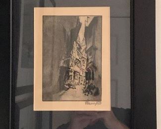 “Street scene”
Drawing
Maury. 1923
15 x 12
300.00