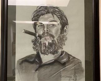 “Che Guevara portrait
Charcoal
34 x 28
600.00