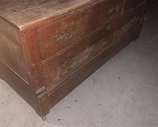 Nice, low oak chest For Tv or kids room