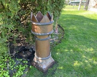 Antique English terra-cotta chimney #2 275.00