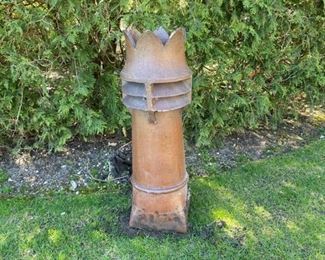 Antique English terra-cotta chimney #3 275.00