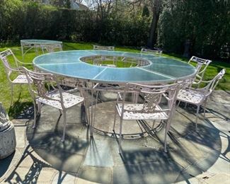 Molla dining table with center table removed.