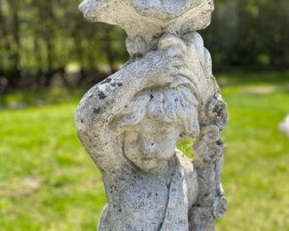 detail of garden figure
