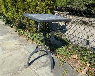 wrought iron side table 30.00