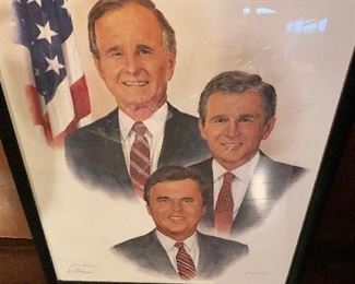 D. Adair art Bush Family Portrait
