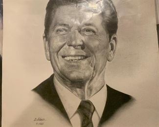 Reagan -Signed/numbered Adair
