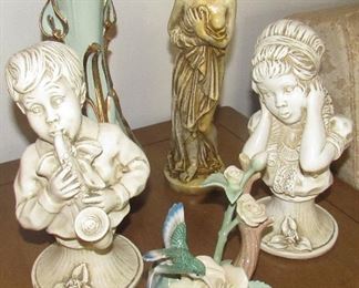Lot 6 - Group of small Statues and Vases   $30.00    