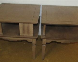Lot 3 - Two Vintage End Tables  $30.00              