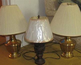 Lot 2 - Three Lamps -$45.00                                                          
