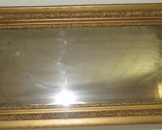 Lot -21 - Large Old Mirror great frame - $45.00        