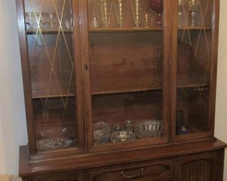 Lot 33 - Vintage China Cabinet Only $45.00                           