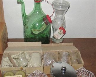 Lot 35- Large Lot of Glass Candle Holders Etc. $25.00    