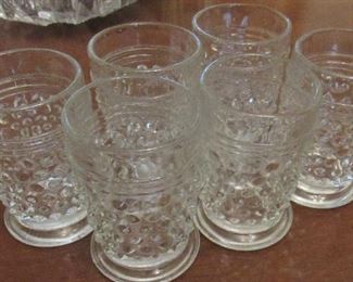 Lot 48 - Six Crystal Shot Glasses $15.00                   