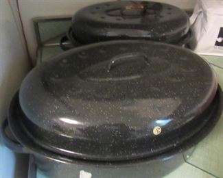 Lot 59 - Two Roast Pots $10.00                             