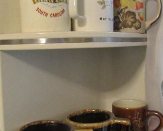 Lot 65 - Large lot of misc cups, punch cups, glasses, plastic containers Etc. The next two pictures are apart of this lot  $25.00                                                      