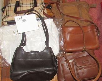 Lot 118, Lot 119 & lot 120 - Large lot of 18 vintage purses $60.00