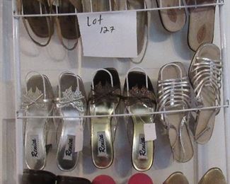 Lot 127 - Lot of 9 pair of shoes size 8 1/2- 9 some new $25.00
