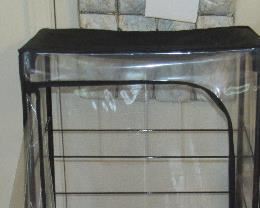 Lot 130 - Zippered Shoe rack & door shoe rack $15.00