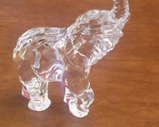 LOT D33 - $50 - WATERFORD ELEPHANT 7" X 6"