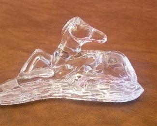 LOT D36 - $35 - WATERFORD BABY HORSE 3" X 5 1/2"