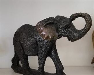 LOT S63- $45- ELEPHANT FIGURINE 7 1/2 X 11
