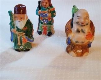 LOT S76- $12- SET OF 3 FIGURINES - 4" TALL EACH