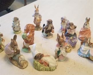 LOT S151 - $195 - THIRTEEN PIECES ROYAL ALBERT BUNNIKINS