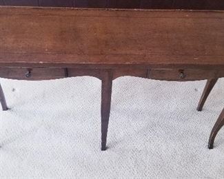 LOT F14 - $50 - SOFA TABLE (AS IS), 44" X 12" X 24"