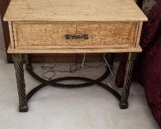 LOT F38 - $125 EACH - PAIR OF NIGHTSTANDS (ONLY ONE PICTURED) 29 1/2" X 22" X 25"