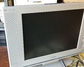 LOT F55 - $40- SYLVANIA 24" TV WITH DVD PLAYER ATTACHED