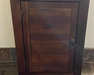 Wooden Side Cabinet Mahogany