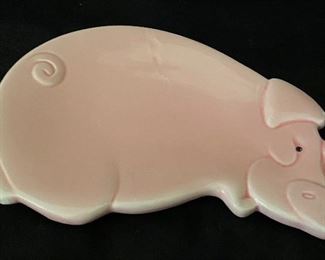 Pink Pig Spoon Rest