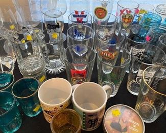 Assorted Collectible Beer Glasses