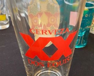 Assorted Collectible Beer Glasses Dos Equis