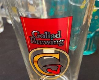 Assorted Collectible Beer Glasses Goliad Brewing