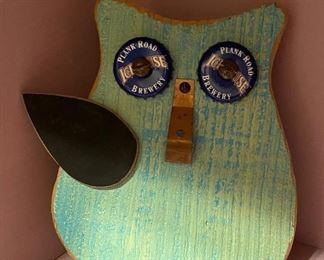 Novelty Hand Crafted Wooden Owl 