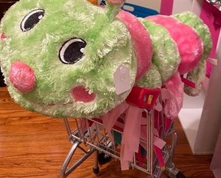 Plushie Caterpillar,  Melissa & Doug Childs Grocery Cart 