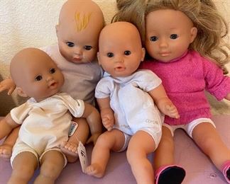 Assorted Baby Dolls, Corelle French Baby Doll, Madame Alexander Baby Doll