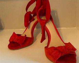 Ladies Dress Gianni Bini Red High Heels