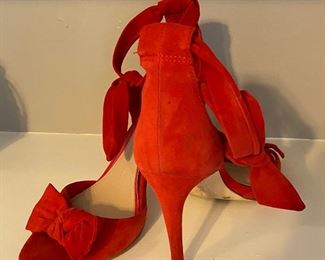 Ladies Dress Gianni Bini Red High Heels