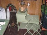 Small Butter Churn & 50's furniture