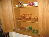 Antique glassware