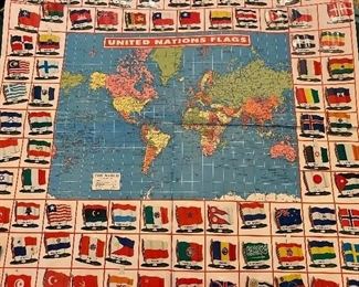 7. Rare HTF National Biscuit Company 1905's Premium. Metal Flags Represent the United Nations. A lot of these countries dont exist anymore! This set is Complete! Next few pictures show flags, cardboard. $55