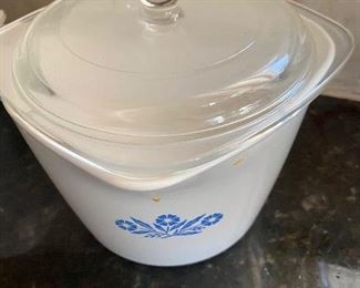 36. Corning Ware Blue Cornflower. Sauce Maker$8