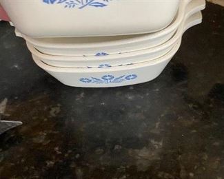 40. Corning Ware Blue Cornflower Petite Pans (4) $8