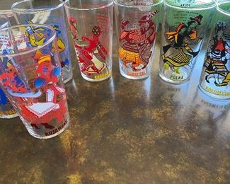 50. Anchor Hocking Mexican Scene Set of 8, $18