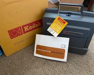 76. Vintage Kodak Instamatic Movie Projector. With Original Box, Directions, Original Tag. Powers On. $35 